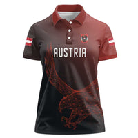 Custom World Football 2026 Austria Women Polo Shirt Das Team Go Champions Red Version