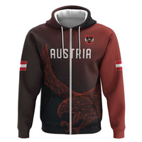 Custom World Football 2026 Austria Zip Hoodie Das Team Go Champions Red Version