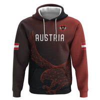 Custom World Football 2026 Austria Zip Hoodie Das Team Go Champions Red Version