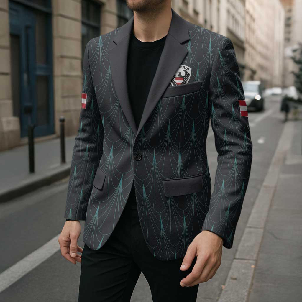 Custom World Football 2026 Austria Blazer Das Team Eagle Wing Style
