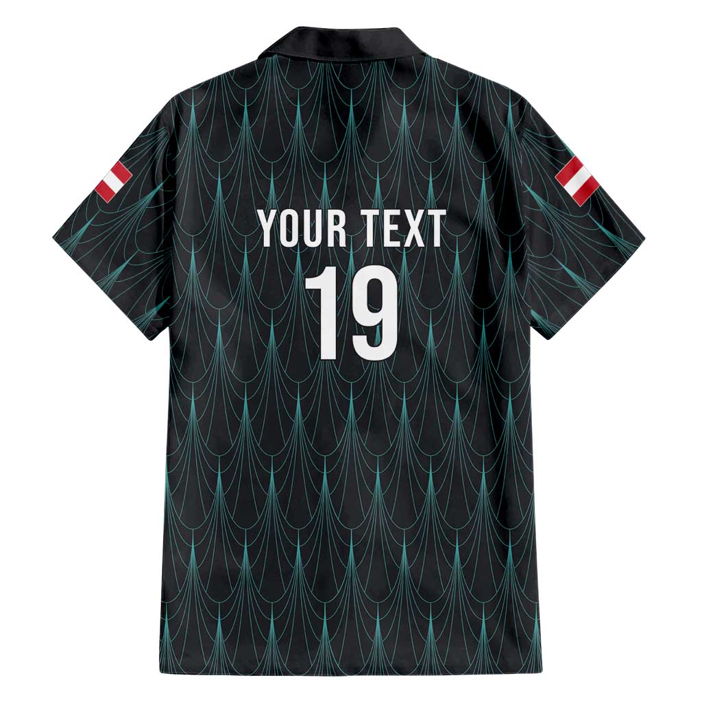 Custom World Football 2026 Austria Hawaiian Shirt Das Team Eagle Wing Style