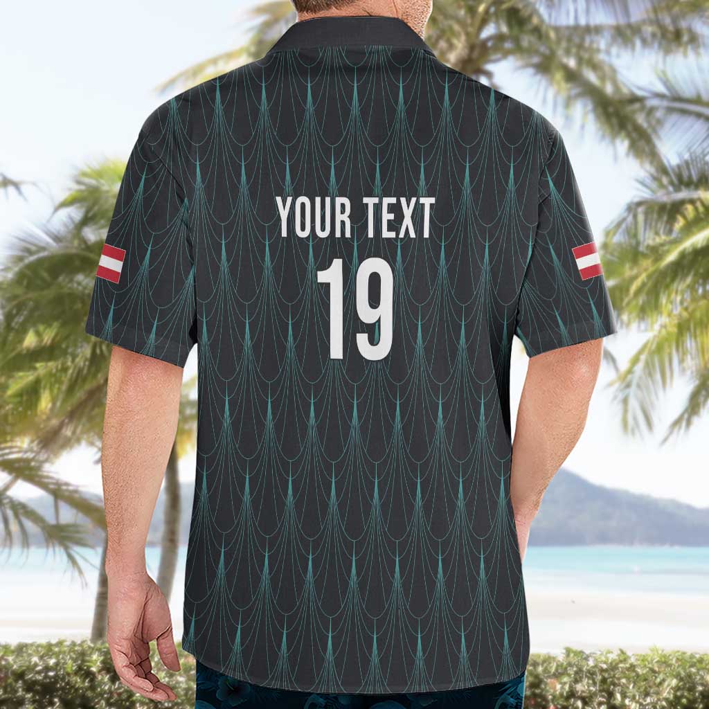 Custom World Football 2026 Austria Hawaiian Shirt Das Team Eagle Wing Style