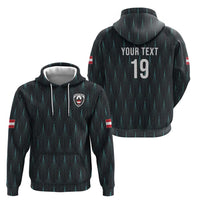 Custom World Football 2026 Austria Hoodie Das Team Eagle Wing Style