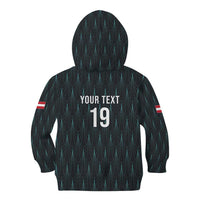 Custom World Football 2026 Austria Kid Hoodie Das Team Eagle Wing Style