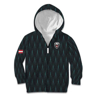Custom World Football 2026 Austria Kid Hoodie Das Team Eagle Wing Style