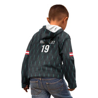 Custom World Football 2026 Austria Kid Hoodie Das Team Eagle Wing Style