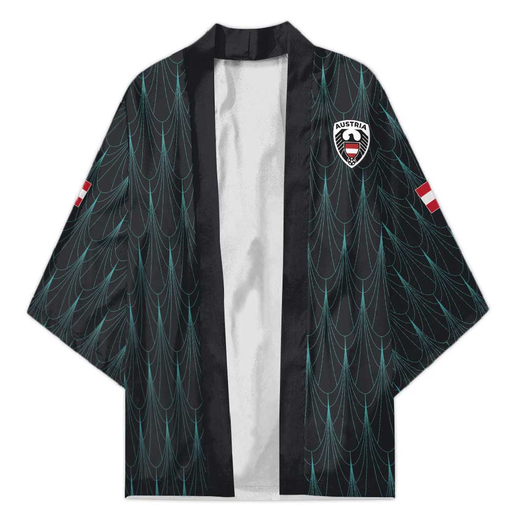 Custom World Football 2026 Austria Kimono Das Team Eagle Wing Style