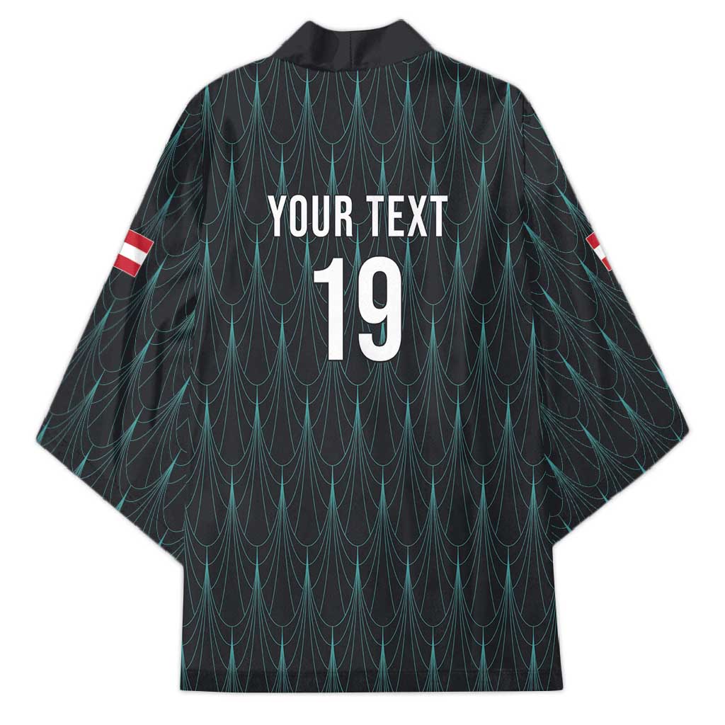 Custom World Football 2026 Austria Kimono Das Team Eagle Wing Style