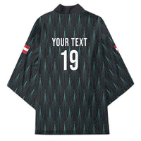 Custom World Football 2026 Austria Kimono Das Team Eagle Wing Style