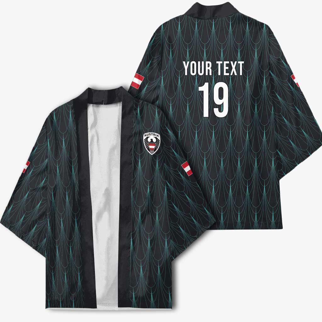 Custom World Football 2026 Austria Kimono Das Team Eagle Wing Style
