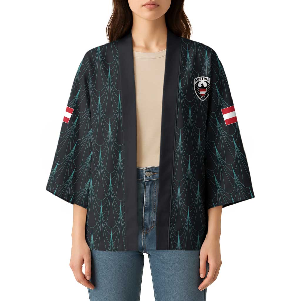 Custom World Football 2026 Austria Kimono Das Team Eagle Wing Style