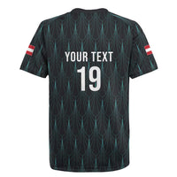 Custom World Football 2026 Austria Rugby Jersey Das Team Eagle Wing Style