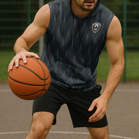 Custom World Football 2026 Austria Sleeveless Hoodie Das Team Eagle Wing Style
