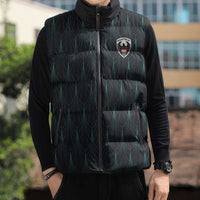 Custom World Football 2026 Austria Sleeveless Puffer Jacket Das Team Eagle Wing Style