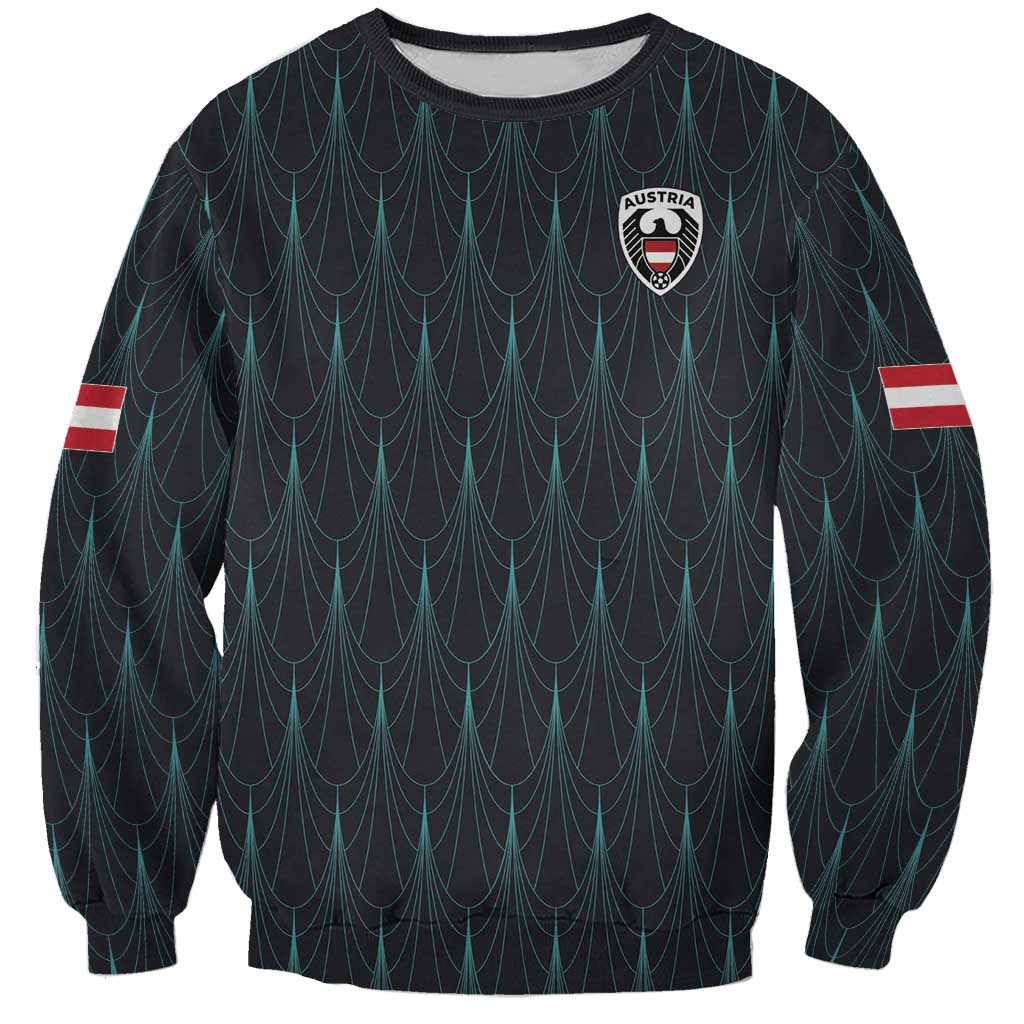 Custom World Football 2026 Austria Sweatshirt Das Team Eagle Wing Style