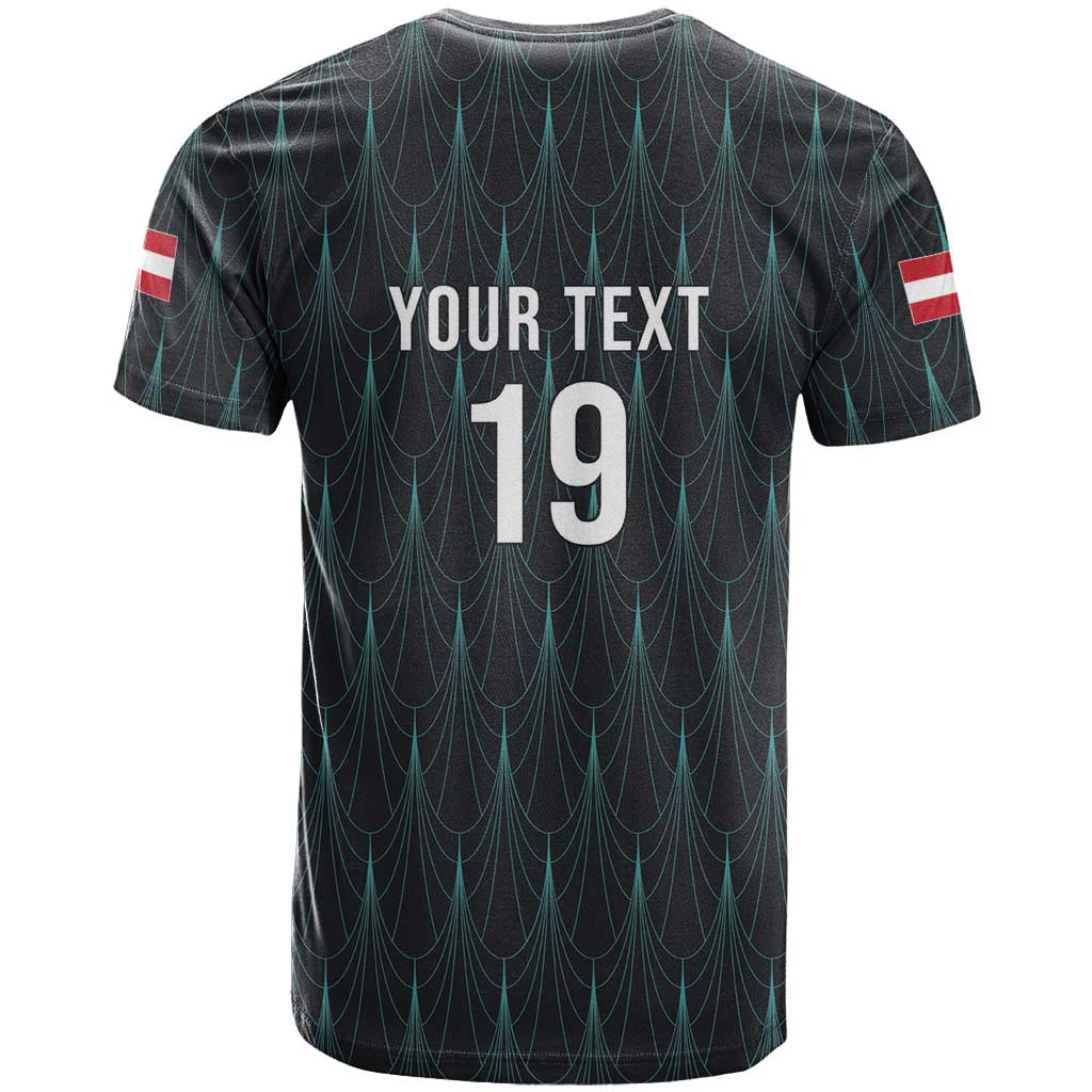 Custom World Football 2026 Austria T Shirt Das Team Eagle Wing Style