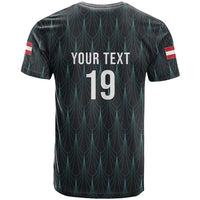 Custom World Football 2026 Austria T Shirt Das Team Eagle Wing Style