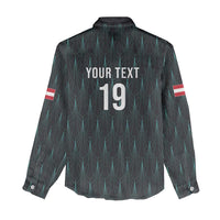 Custom World Football 2026 Austria Women Casual Shirt Das Team Eagle Wing Style