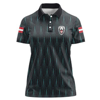 Custom World Football 2026 Austria Women Polo Shirt Das Team Eagle Wing Style