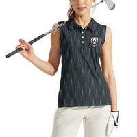 Custom World Football 2026 Austria Women Sleeveless Polo Shirt Das Team Eagle Wing Style