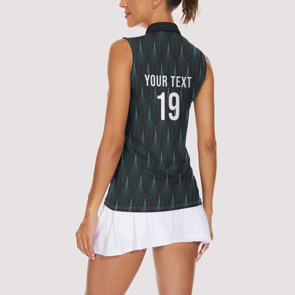Custom World Football 2026 Austria Women Sleeveless Polo Shirt Das Team Eagle Wing Style