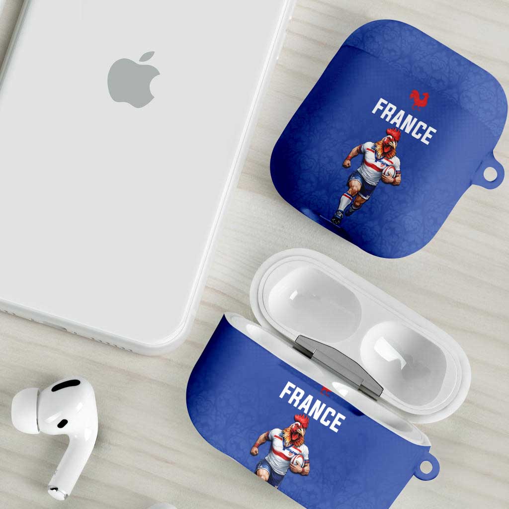 Rugby France AirPods Case XV de France Gallic Rooster Mascot