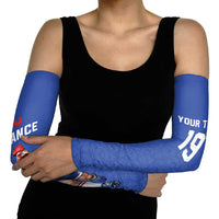 Custom Rugby France Arm Sleeves XV de France Gallic Rooster Mascot