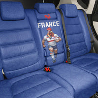 Rugby France Back Car Seat Cover XV de France Gallic Rooster Mascot