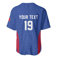 Custom Rugby France Baseball Jersey XV de France Gallic Rooster Mascot