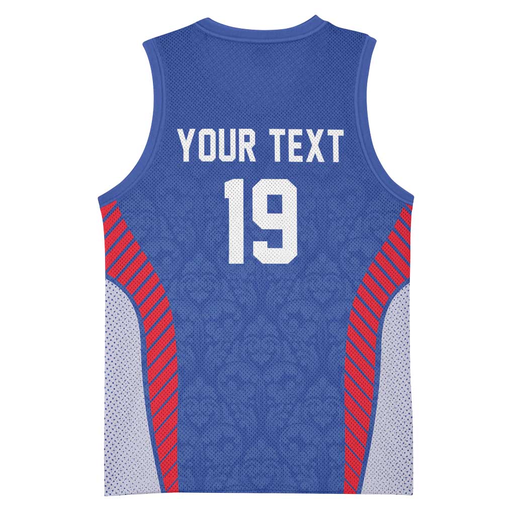 Custom Rugby France Basketball Jersey XV de France Gallic Rooster Mascot