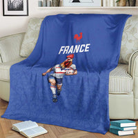 Rugby France Blanket XV de France Gallic Rooster Mascot