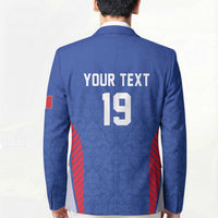 Custom Rugby France Blazer XV de France Gallic Rooster Mascot