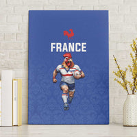 Rugby France Canvas Wall Art XV de France Gallic Rooster Mascot