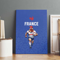 Rugby France Canvas Wall Art XV de France Gallic Rooster Mascot