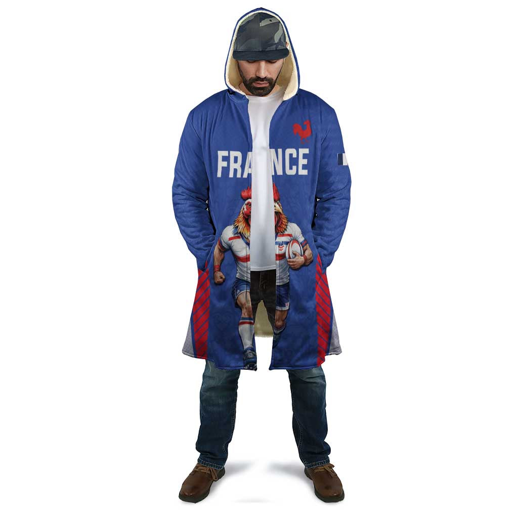 Custom Rugby France Cloak XV de France Gallic Rooster Mascot