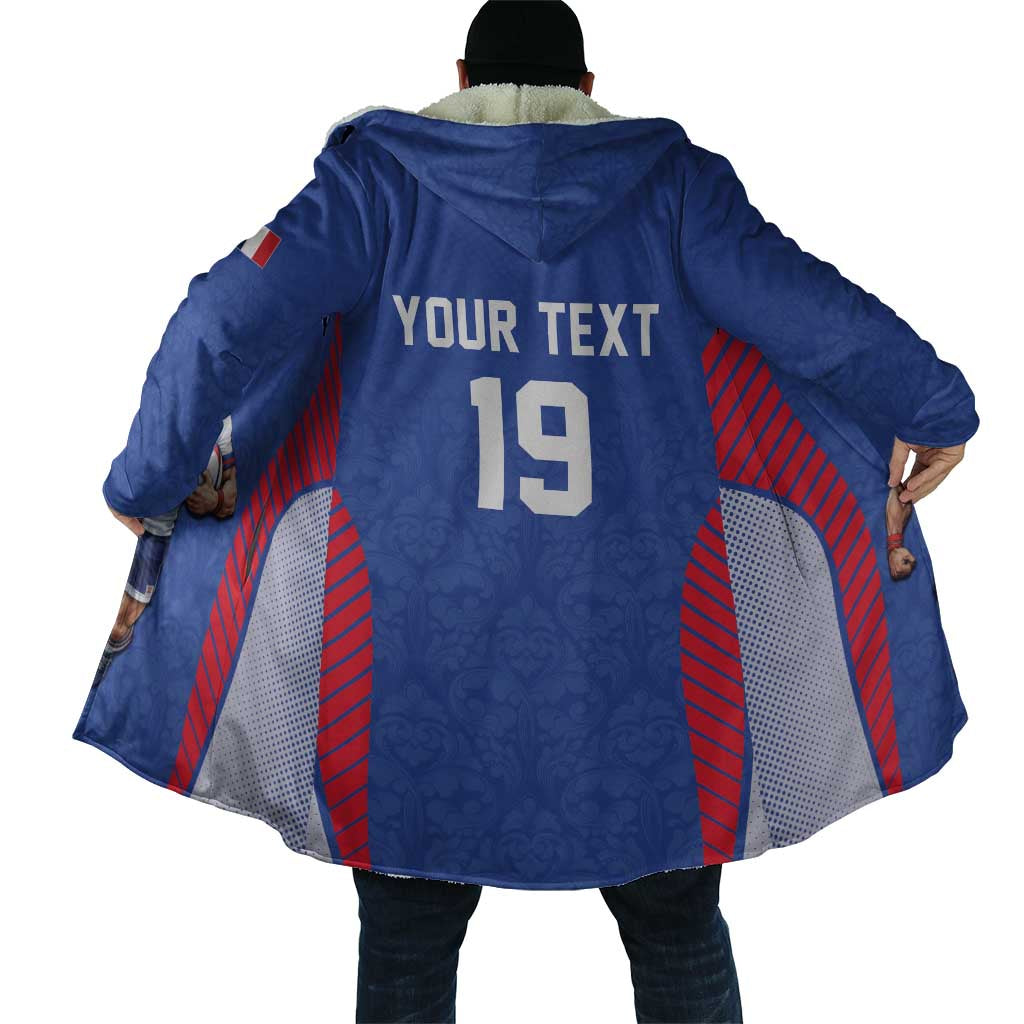 Custom Rugby France Cloak XV de France Gallic Rooster Mascot
