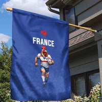 Rugby France Garden Flag XV de France Gallic Rooster Mascot