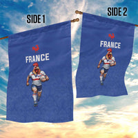 Rugby France Garden Flag XV de France Gallic Rooster Mascot
