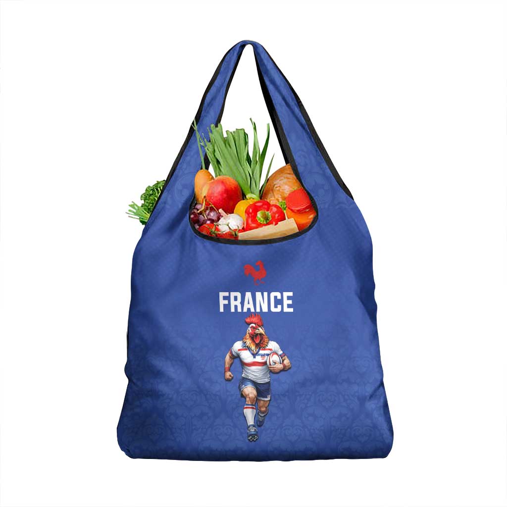 Rugby France Grocery Bag XV de France Gallic Rooster Mascot