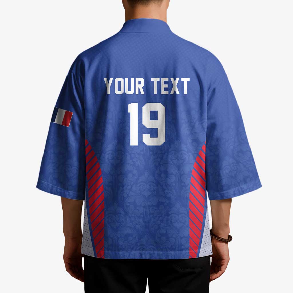 Custom Rugby France Kimono XV de France Gallic Rooster Mascot