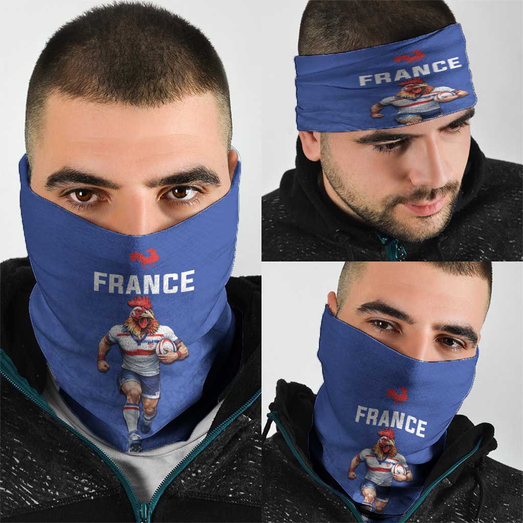 Rugby France Neck Gaiter XV de France Gallic Rooster Mascot