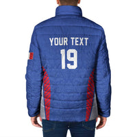 Custom Rugby France Padded Jacket XV de France Gallic Rooster Mascot
