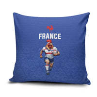 Rugby France Pillow Cover XV de France Gallic Rooster Mascot