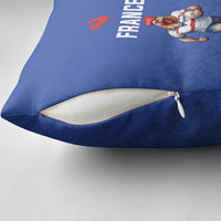 Rugby France Pillow Cover XV de France Gallic Rooster Mascot