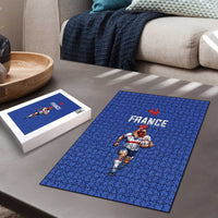 Rugby France Puzzle XV de France Gallic Rooster Mascot