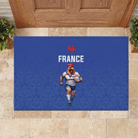 Rugby France Rubber Doormat XV de France Gallic Rooster Mascot