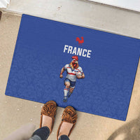 Rugby France Rubber Doormat XV de France Gallic Rooster Mascot