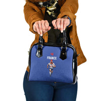 Rugby France Shoulder Handbag XV de France Gallic Rooster Mascot