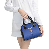 Rugby France Shoulder Handbag XV de France Gallic Rooster Mascot
