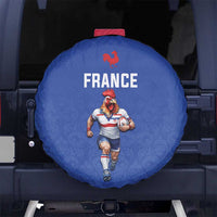 Rugby France Spare Tire Cover XV de France Gallic Rooster Mascot